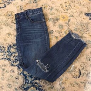 Free People Distressed Jeans